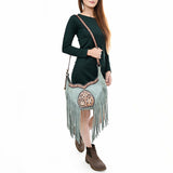 American Darling Cross Body Hand Tooled Genuine Leather Western Women Bag Handbag Purse | Crossbody for Cute Purs