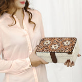 American Darling Jewelry Case Hair On Genuine Leather Western Women Bag Handbag Purse |