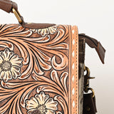 American Darling Cross Body Hand Tooled Hair on-Genuine Leather Western Women Bag Handbag Purse | Crossbody for Cute