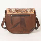 American Darling Cross Body Hand Tooled Hair on-Genuine Leather Western Women Bag Handbag Purse | Crossbody for Cute