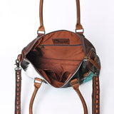 OHLAY KBG260 TOTE Embossed Hair-on Genuine Leather women bag western handbag purse