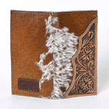 OHLAY KBG266 Coin Purse Hand Tooled Hair-On Genuine Leather women bag western handbag purse