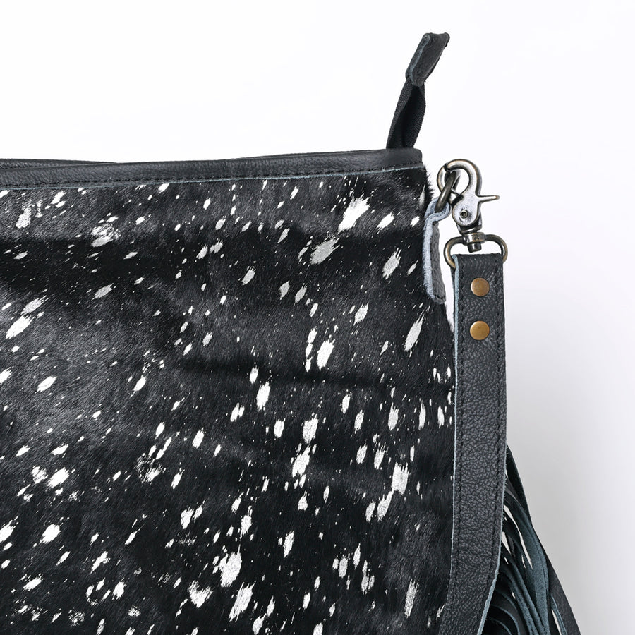 OHLAY Cross Body Hair-On Genuine Leather Women Bag Western Handbag Purse | Canvas for Womens Summer