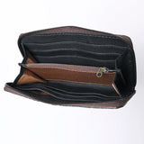 OHLAY KBG274 Coin Purse Embossed Hair-On Genuine Leather women bag western handbag purse