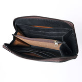 OHLAY KBG305 Coin Purse Hand Tooled Genuine Leather women bag western handbag purse