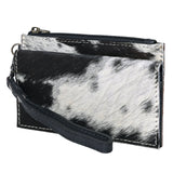 OHLAY KBG317 Coin Purse Hair-On Genuine Leather women bag western handbag purse