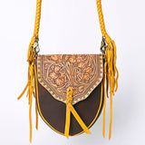 American Darling Cross Body Hand Tooled Genuine Leather Western Women Bag | Brown Handbag Purse Crossbody for Cute