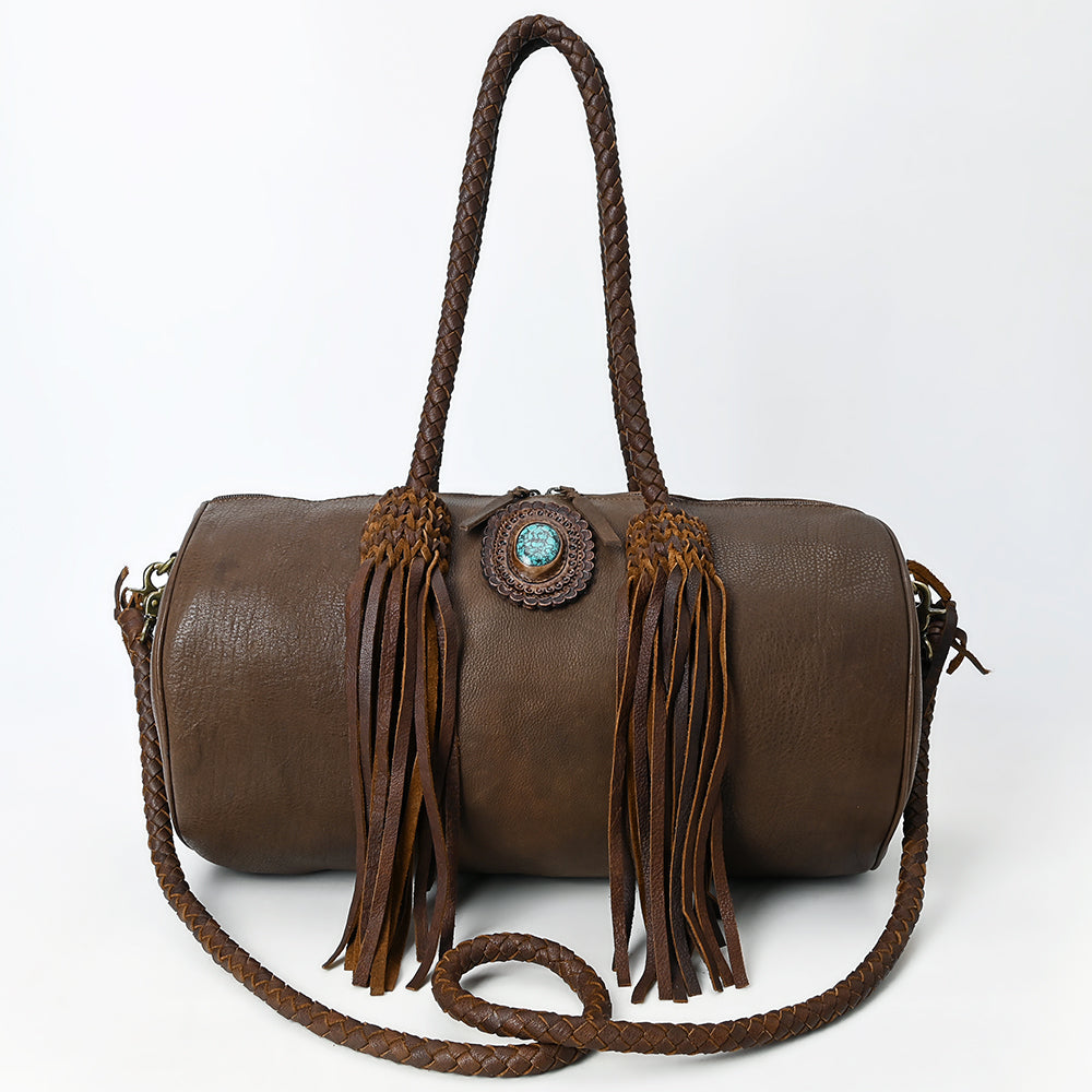 American Darling Duffel Genuine Leather Women Bag Western Handbag Purse| | Duffle Weekend