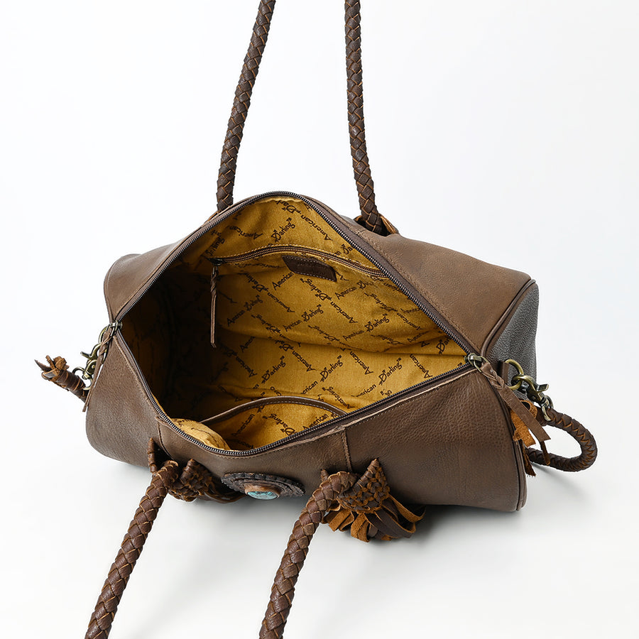American Darling Duffel Genuine Leather Women Bag Western Handbag Purse| | Duffel Weekend