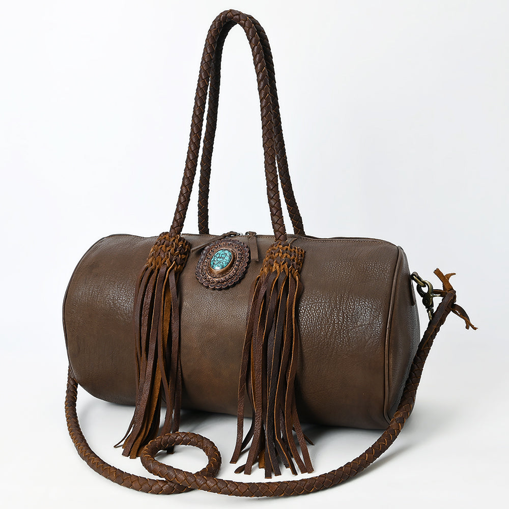 American Darling Duffel Genuine Leather Women Bag Western Handbag Purse| | Duffle Weekend