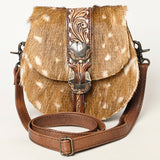 American Darling Crossbody Hair-On Genuine Leather Women Bag Western Handbag Purse
