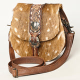 American Darling Crossbody Hair-On Genuine Leather Women Bag Western Handbag Purse