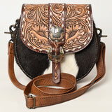 American Darling Crossbody Hair-On Genuine Leather Women Bag Western Handbag Purse