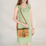 American Darling Small Crossbody Hair On Genuine Leather Women Bag Western Handbag Purse