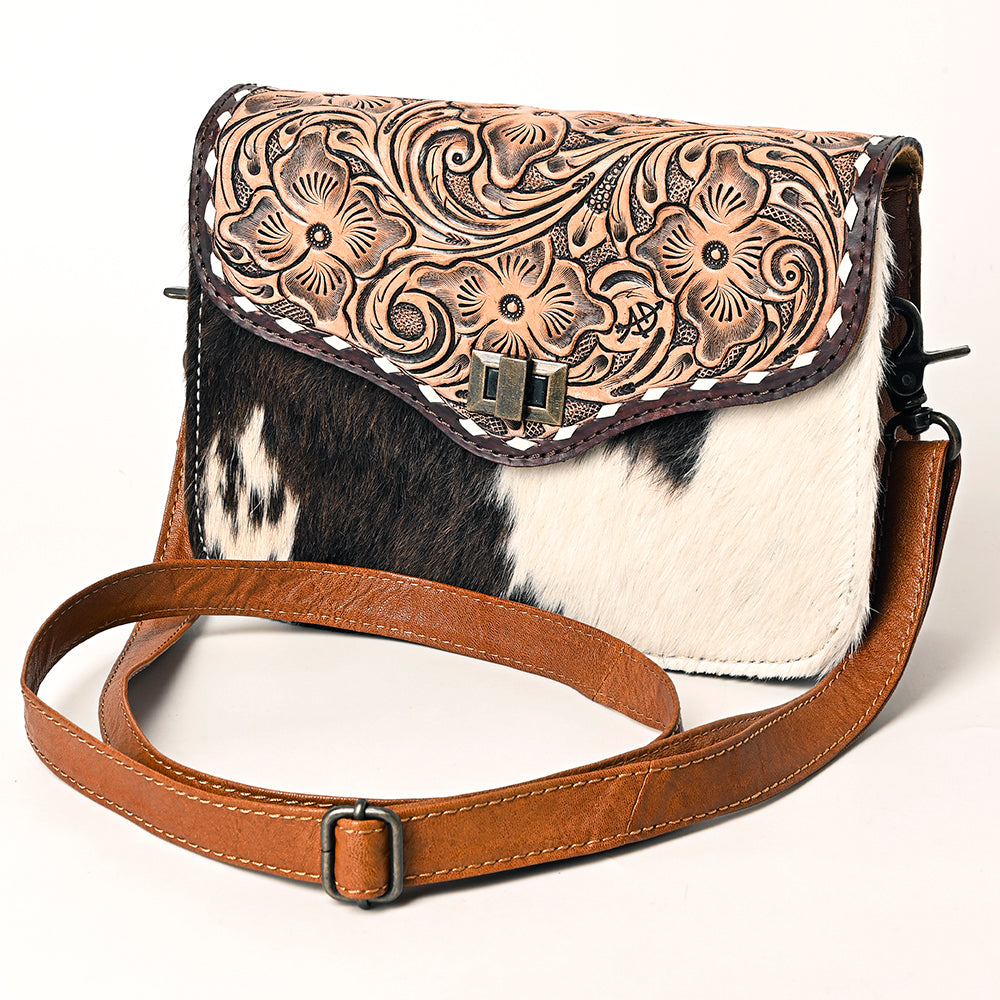 American Darling Small Crossbody Hair On Genuine Leather Women Bag Western Handbag Purse