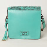 American Darling Clutch Hand Tooled Genuine Leather Western Women Bag Handbag Purse | Purses for Cute