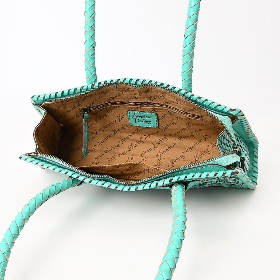 American Darling Clutch Hand Tooled Genuine Leather Western Women Bag Handbag Purse | Purses for