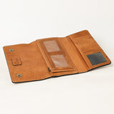 OHLAY WALLET Hand Tooled Genuine Leather women bag western handbag purse
