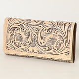 OHLAY WALLET Hand Tooled Genuine Leather women bag western handbag purse