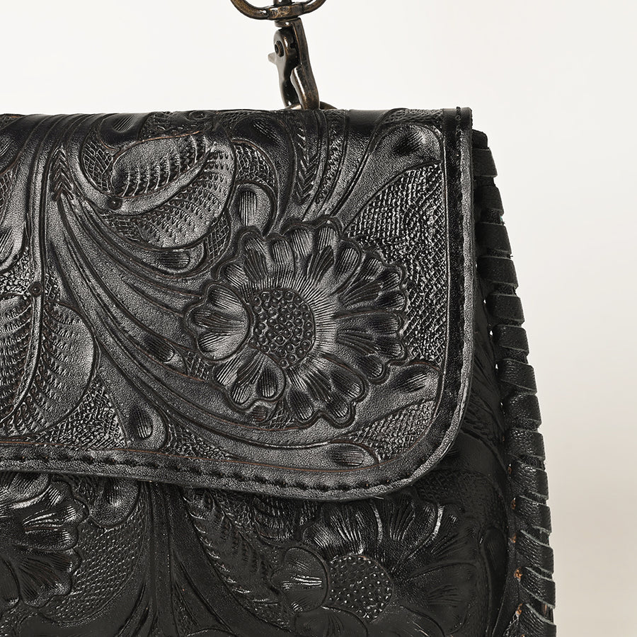 OHLAY Wallet Hand Tooled Genuine Leather Women Bag Western Handbag Purse | Womens Handbags |Leather Belt for Summer