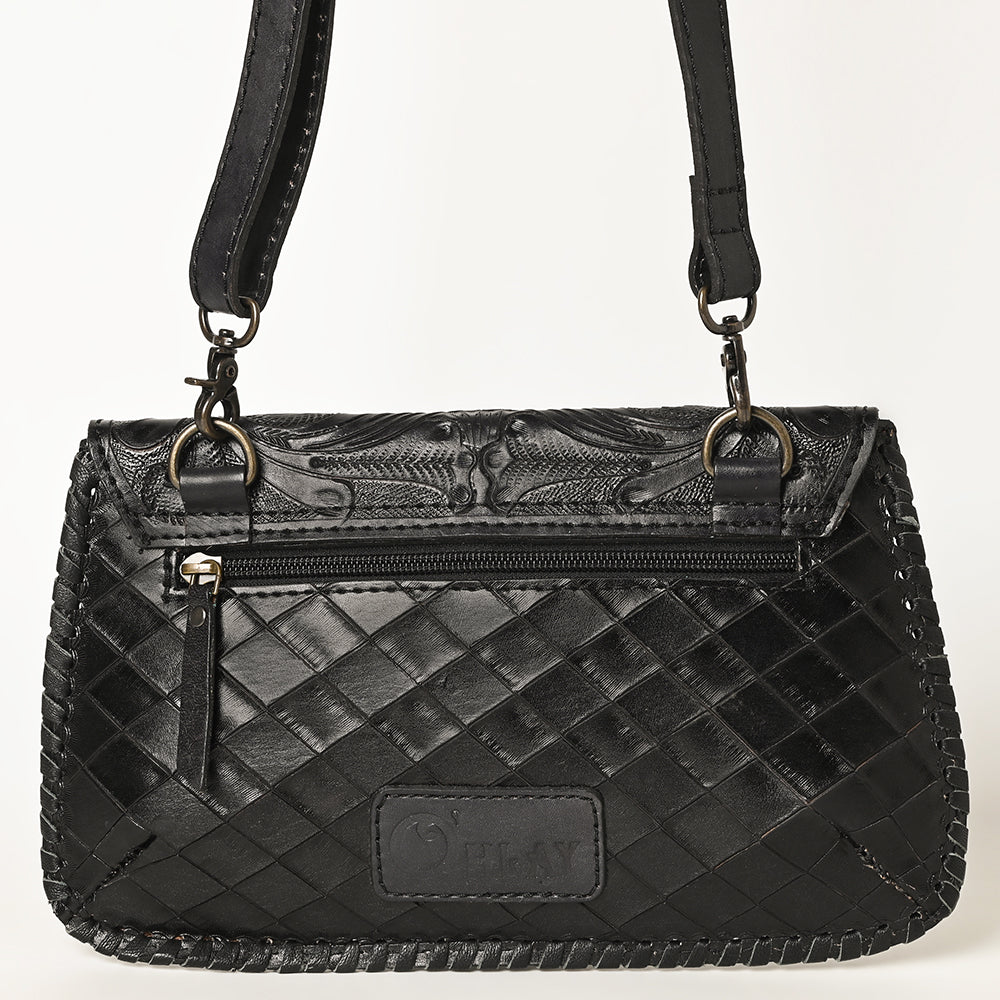 OHLAY WALLET Hand Tooled Genuine Leather women bag western handbag purse
