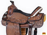 Western Horse Saddle American Leather Ranch Roping Cowboy Hilason