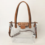American Darling Hand Tooled Genuine Leather Women Bag Western Handbag Purse