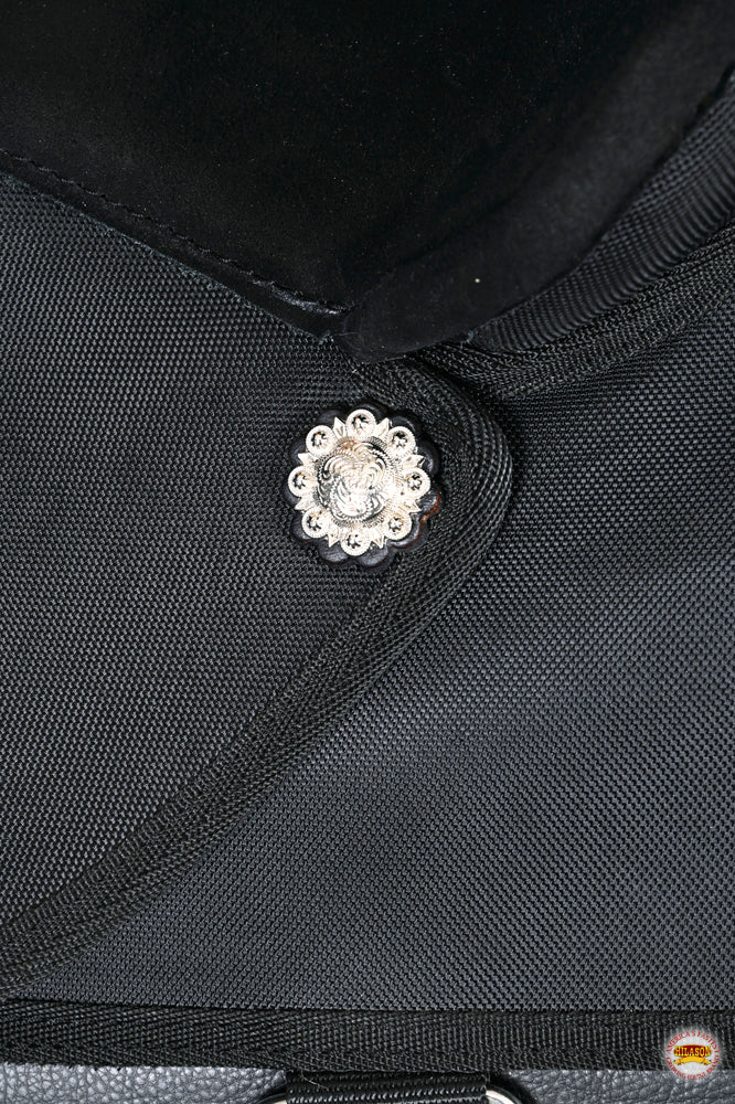 Hilason Horse Trail Pleasure Endurance Synthetic Saddle Black