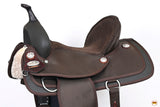 Hilason Horse Trail Pleasure Endurance Synthetic Saddle Brown