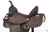 Hilason Horse Trail Pleasure Endurance Synthetic Saddle Brown