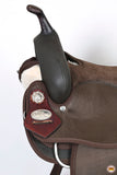 Hilason Horse Trail Pleasure Endurance Synthetic Saddle Brown