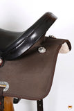 Hilason Horse Trail Pleasure Endurance Synthetic Saddle Brown