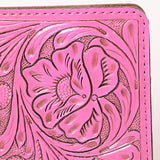 American Darling Portfolio Bag Hand Tooled Genuine Leather Western Women Bag Pink | Portfolio Bag | Leather Portfolio Bag | Student Portfolio Bag | Portfolio Bag for Sketches