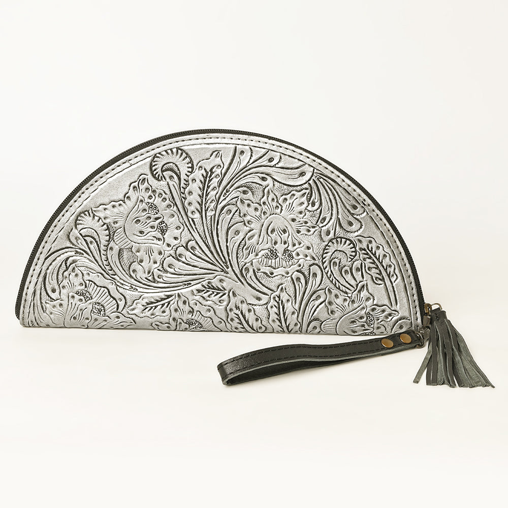 American Darling Clutch Hand Tooled Genuine Leather Women Bag Western Handbag Purse