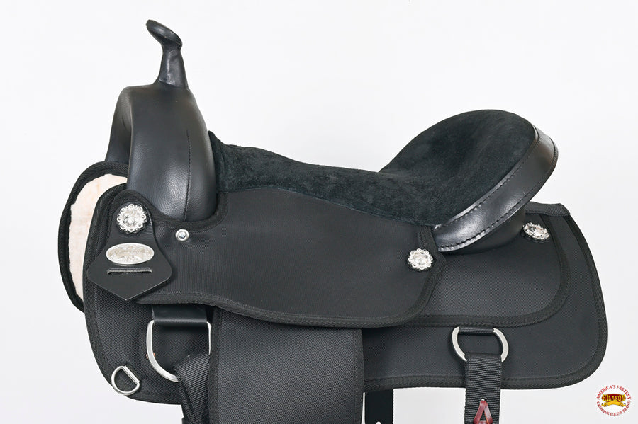 HILASON Flex Tree Western Horse Saddle Cordura Synthetic Trail & Pleasure | for Horses