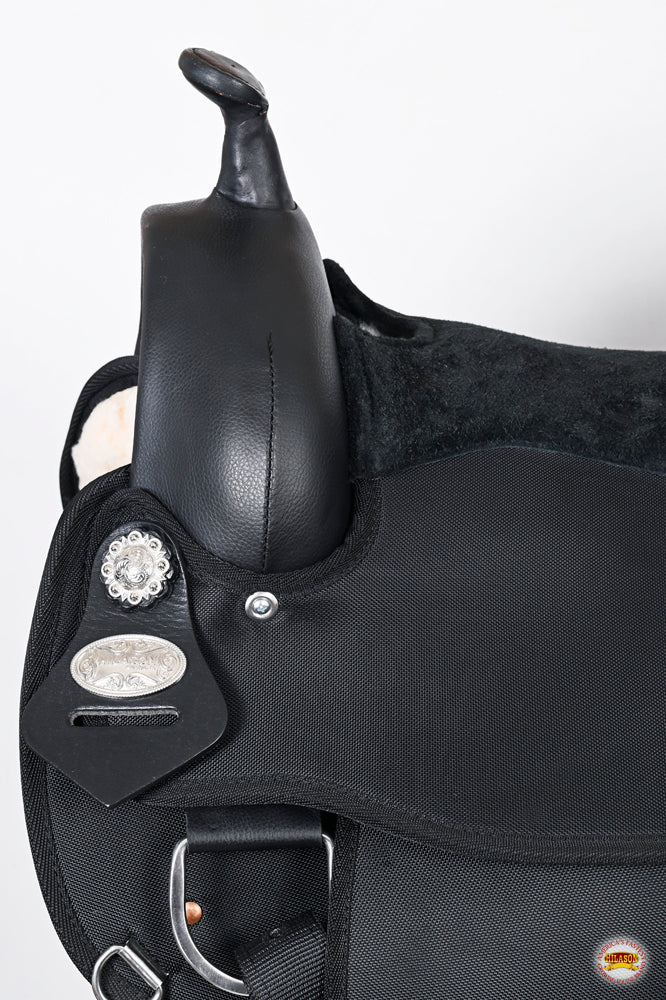 HILASON Flex Tree Western Horse Saddle Cordura Synthetic Trail & Pleasure | for Horses