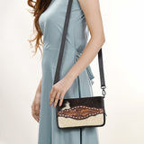 American Darling Cross Body I Hand Tooled Hair-On Genuine Leather Women Bag Western Handbag Purse