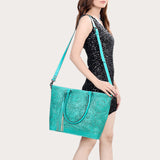 American Darling Hand Tooled Genuine Leather Women Bag Western Handbag Purse