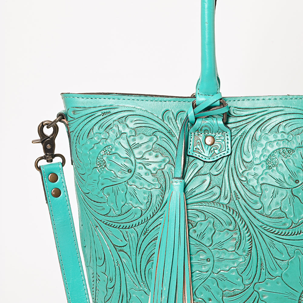 American Darling Hand Tooled Genuine Leather Women Bag Western Handbag Purse