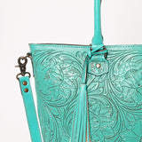 American Darling Hand Tooled Genuine Leather Women Bag Western Handbag Purse