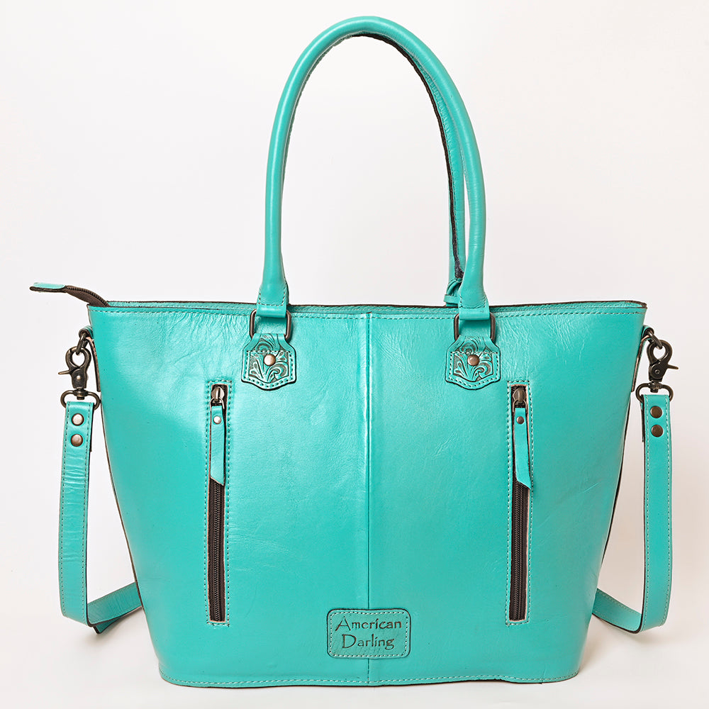 American Darling Hand Tooled Genuine Leather Women Bag Western Handbag Purse