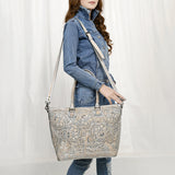 American Darling Hand Tooled Genuine Leather Women Bag Western Handbag Purse