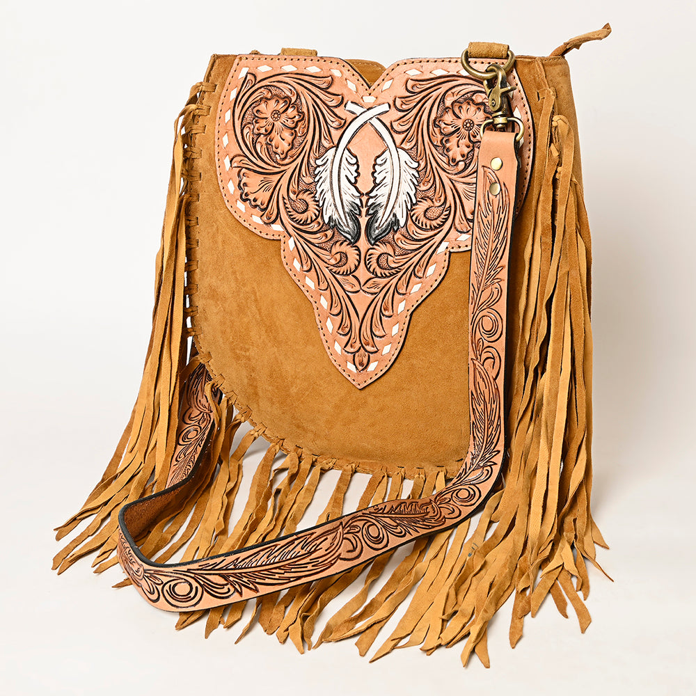 American Darling Cross Body Hand Tooled Genuine Leather Western Women Bag Handbag Purse | Crossbody for Cute Purs