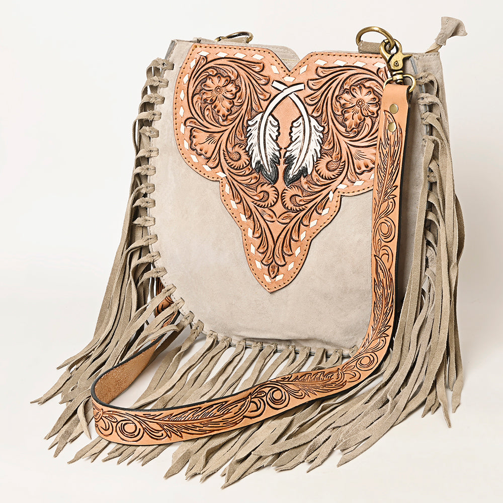 American Darling Cross Body Hand Tooled Genuine Leather Western Women Bag Handbag Purse | Crossbody for Cute Purs