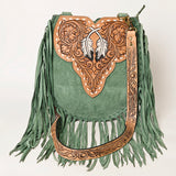 American Darling Cross Body Hand Tooled Genuine Leather Western Women Bag Handbag Purse | Crossbody for Cute Purs
