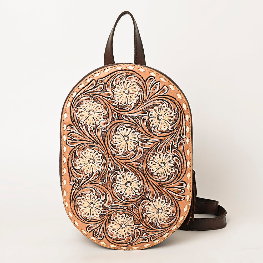 American Darling Backpack Hand Tooled Genuine Leather Women Bag Western Handbag Purse |