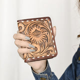 ADBG1249 American Darling Hand Tooled Genuine Leather Women Bag Western Handbag Purse