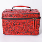 American Darling Jewelry Case Hand Tooled Genuine Leather Women Bag Western Handbag Purse