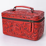 American Darling Jewelry Case Hand Tooled Genuine Leather Women Bag Western Handbag Purse