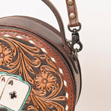American Darling ADBG1270 Hand Tooled Genuine Leather Women Bag Western Handbag Purse